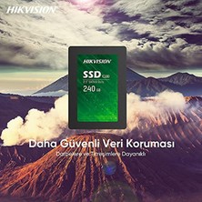 Hikvision SSD C100/480 GB 2.5" Solid State Disk 480 GB Siyah