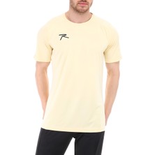 Raru Teamswear Erkek Basic T-Shirt Sırca Krem