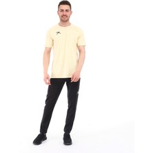 Raru Teamswear Erkek Basic T-Shirt Sırca Krem