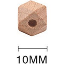 Xinhang 100 Adet Hexagon Kayın Ahşap Bebek Diş Çıkarma Dıy Emzik Zincir Bilezik Ahşap Boş Hemşire Hediye Bebek Ürün (Yurt Dışından)