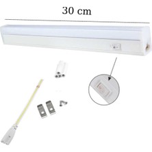 Forlife 6Watt 30cm Anahtarlı T5 Bant Armatür ( 6500K Beyaz Işık )
