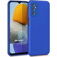 Microsonic Matte Silicone Samsung Galaxy M23 Kılıf Mavi