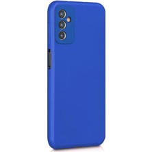 Microsonic Matte Silicone Samsung Galaxy M23 Kılıf Mavi