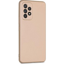 Microsonic Matte Silicone Samsung Galaxy A23 Kılıf Gold