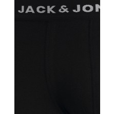 Jack & Jones 5'li Düz Renk Logolu Boxer-12194944