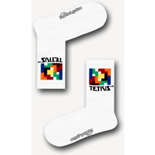 Neşeli Çoraplar Tetris Atletik Kadın Çorap