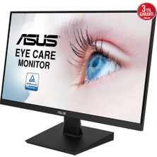 ASUS VA247HE 23.8’’ 75hz 5ms HDMI DVI VGA  Adaptive-Sync/FreeSync Full HD Çerçevesiz Eye Care Monitör