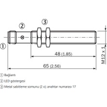 Yingke ISE-04M12POB Endüktif Sensör