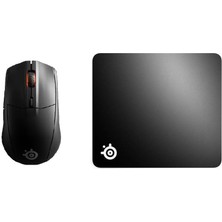 Steelseries Rival 3 Wireless Oyuncu Mouse & Qck Large Mouse Pad