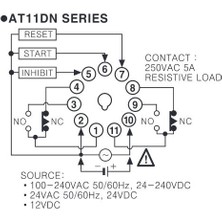 AT11DN Çok Işlevli Analog Zamanlayıcı Autonics Timer