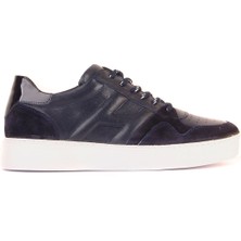 Sail Lakers - Lacivert Deri, Süet Bağcıklı Erkek Sneaker