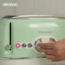 Ariete Vintage İki Hazneli Ekmek Kızartma Makinesi Yeşil