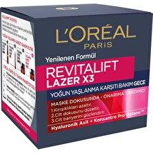 L'oréal Paris Revitalift Lazer X3 Yoğun Yaşlanma Karşıtı Gündüz Bakım Kremi + Gece Bakım Kremi