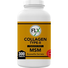 Flx Collagen Type-Iı Hyaluronic Acid Msm Boswellia Serrata 300 Tablet