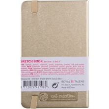 Talens Art Creation Sketchbook White Gold 9X14CM 140GR 80 Yaprak