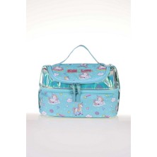 Kaukko Kids & Love Unicorn Aynalı Taşlı Beslenme Çantası 24X15X15 (L7062)