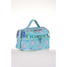 Kaukko Kids & Love Unicorn Aynalı Taşlı Beslenme Çantası 24X15X15 (L7062)