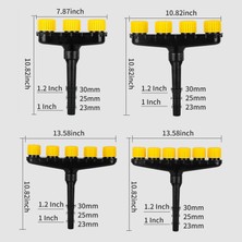 KKmoon Bahçe Fıskiyesi Ayarlanabilir Çok Kafalı Fıskiye Başlığı - Sarı (Yurt Dışından)
