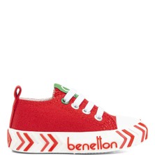 Benetton® | BN-30640-Kırmızı - Çocuk Spor Ayakkabı