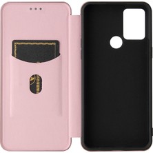 Yue Store Htc Desire 20 Artı Karbon Fiber Doku Kasası Pembe (Yurt Dışından)