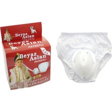 Beyaz Aslan 5 - 8 Yaş Arası Arabalı Kasık Koruyuculu Sünnet Külodu