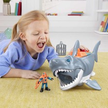 Imaginext Çılgın Köpekbalığı Oyun Seti, Gerçekçi Hareketlere Sahip Figür Seti GKG77