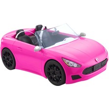 Barbie'nin Arabası, üstü açık iki kişilik araç, dönen tekerleklere ve gerçeğe uygun ayrıntılara sahip pembe araba, 3-7 yaş arası HBT92