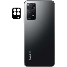 Dlrcase Xiaomi Redmi Note 11 Pro 5g Kamera Lens Koruyucu Cam Siyah