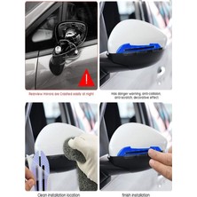 Özkaş Ayna Reflektörlü Oto Sticker Yapıştırma Oto Aksesuar Motor Sticker