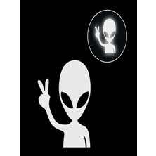 Özkaş Ufo Reflektörlü Sticker Yapıştırma Parlak