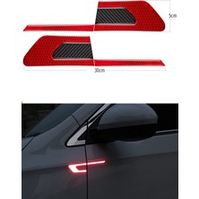 Özkaş Oto Sticker Reflektörlü Yan Kapı Yapıştırma Oto Aksesuar