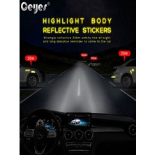 Özkaş Oto Sticker Reflektörlü Yan Kapı Yapıştırma Oto Aksesuar