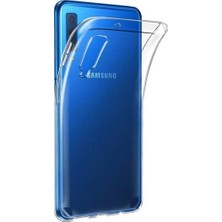 Samsung Galaxy A7 2018 Uyumlu Kılıf A+ Şeffaf Lüx Süper Yumuşak 0.3mm Ince Süper Silikon