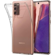 Samsung Galaxy Note 20 Uyumlu Kılıf A+ Şeffaf Lüx Süper Yumuşak 0.3mm Ince Süper Silikon