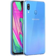 Samsung Galaxy A40 Uyumlu Kılıf A+ Şeffaf Lüx Süper Yumuşak 0.3mm Ince Süper Silikon