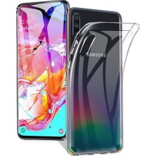 Wowacs Samsung Galaxy A70 Uyumlu Kılıf A+ Şeffaf Lüx Süper Yumuşak 0.3mm Ince Süper Silikon