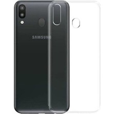 Wowacs Samsung Galaxy M20 Uyumlu Kılıf A+ Şeffaf Lüx Süper Yumuşak 0.3mm Ince Süper Silikon