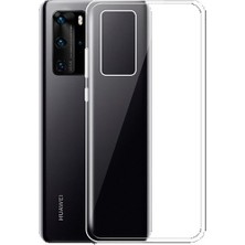 wowacs Huawei P40 Uyumlu Kılıf A+ Şeffaf Lüx Süper Yumuşak 0.3mm Ince Süper Silikon