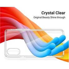 Apple iPhone Xs Max Uyumlu Kılıf A+ Şeffaf Lüx Süper Yumuşak 0.3mm Ince Süper Silikon