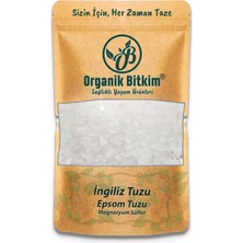 Organik Bitkim Ingiliz Tuzu - Epsom Tuzu - Magnezyum Sülfat 200 gr