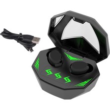 MD518 Bluetooth Uyumlu Kulaklıklar Serin Solunum Lambası Taşınabilir Kulak Içi Kablosuz E-Spor Oyunu Gamer Için Kulakiçi(Yurt Dışından)