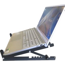 Yumer Katlanabilir, Çelik Laptop Standı Soğutucu Yükseltici Notebook/Dizüstü/Tablet, Tüm Ekranlarla Uyumlu