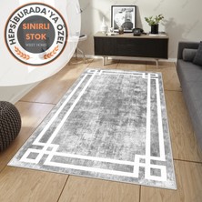 West Home Dijital Baskı Yıkanabilir Kaymaz Taban Salon Halısı Mutfak Halısı Yolluk