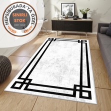 West Home Dijital Baskı Yıkanabilir Kaymaz Taban Salon Halısı Mutfak Halısı Yolluk