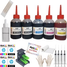 Duruink Hp F2492 F4210 F4213 (300) Kartuş Dolum Seti  5 Li Set 5X100ML Mürekkep