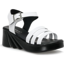 Polaris 319804.Z 2fx  Kadın Dolgu Topuk Sandalet