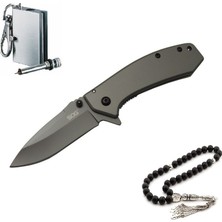 Sog Marka 17 cm Çakı Metal Kibrit ve Tesbih ile