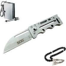 Sog Marka 15 cm Çakı Metal Kibrit ve Tesbih ile