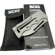 Sog Marka 15 cm Çakı Metal Kibrit ve Tesbih ile