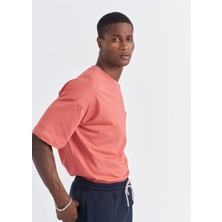 Bd Giyim Pocket Oversize Tişört Kiremit